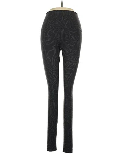 Pre-owned Yogalicious Active Pants In Black