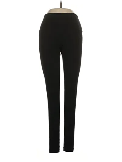 Pre-owned Yogalicious Active Pants In Black