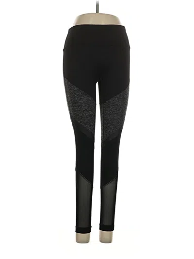 Pre-owned Yogalicious Active Pants In Black