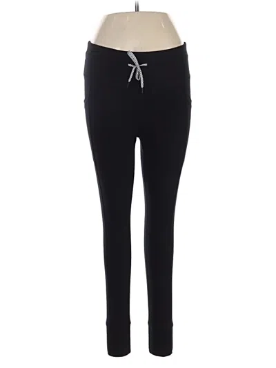 Pre-owned Yogalicious Active Pants In Black
