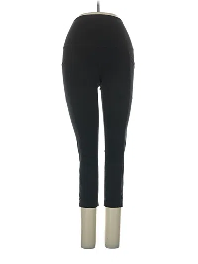 Pre-owned Yogalicious Active Pants In Black