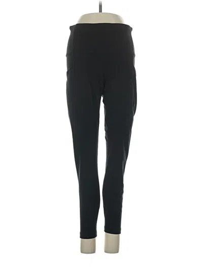 Pre-owned Yogalicious Active Pants In Black
