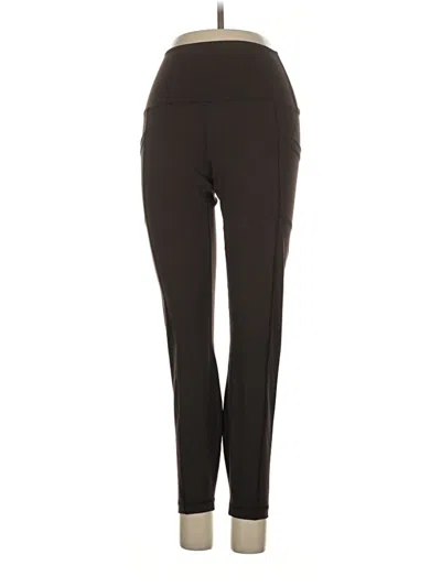 Pre-owned Yogalicious Active Pants In Black