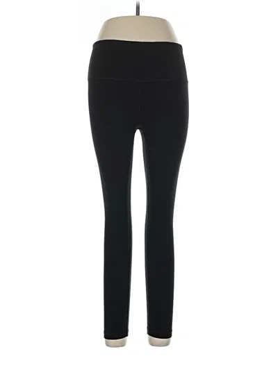 Pre-owned Yogalicious Active Pants In Black