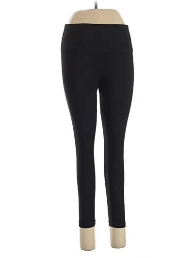 Pre-owned Yogalicious Active Pants In Black