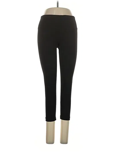 Pre-owned Yogalicious Active Pants In Black