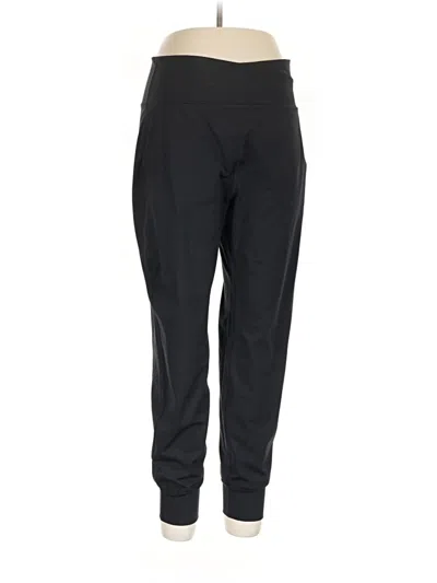 Pre-owned Yogalicious Active Pants In Black