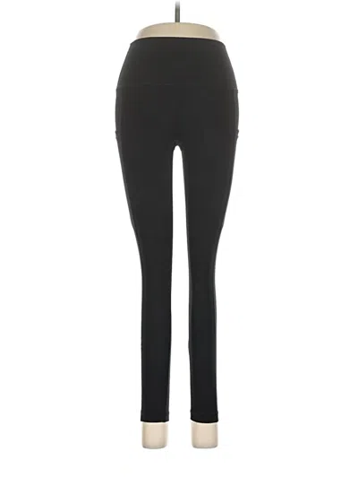 Pre-owned Yogalicious Active Pants In Black