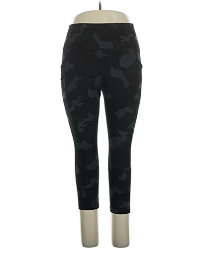 Pre-owned Yogalicious Active Pants In Black