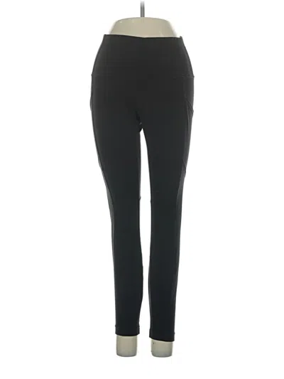 Pre-owned Yogalicious Active Pants In Black