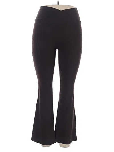 Pre-owned Yogalicious Active Pants In Black