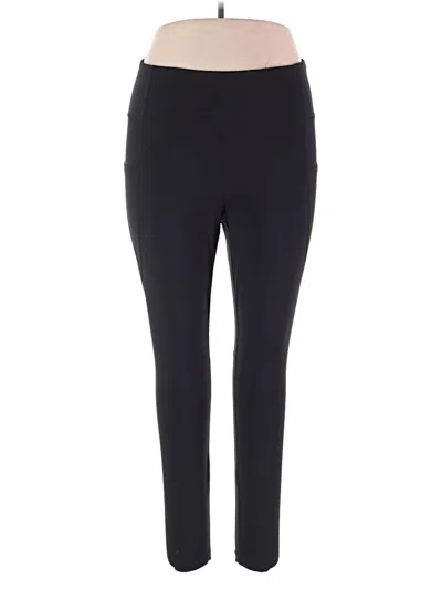 Pre-owned Yogalicious Active Pants In Black