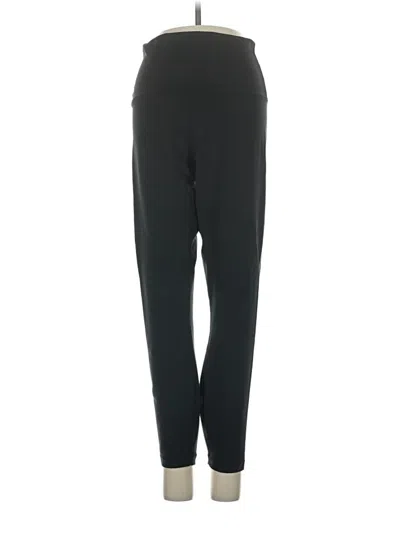 Pre-owned Yogalicious Active Pants In Black
