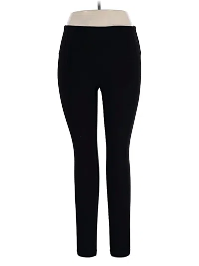 Pre-owned Yogalicious Active Pants In Black