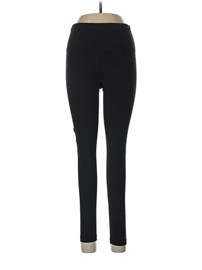 Pre-owned Yogalicious Active Pants In Black