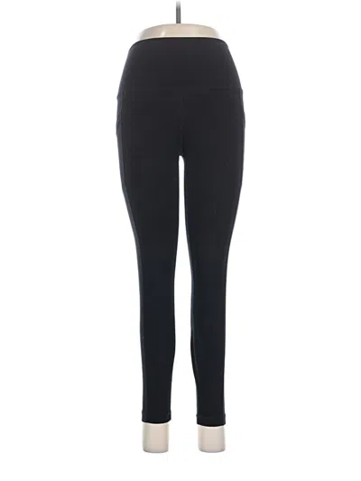 Pre-owned Yogalicious Active Pants In Black