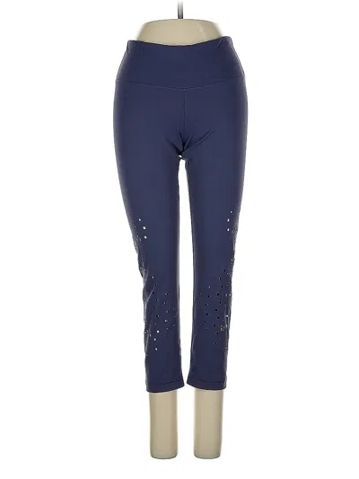 Pre-owned Yogalicious Active Pants In Blue