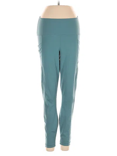 Pre-owned Yogalicious Active Pants In Blue