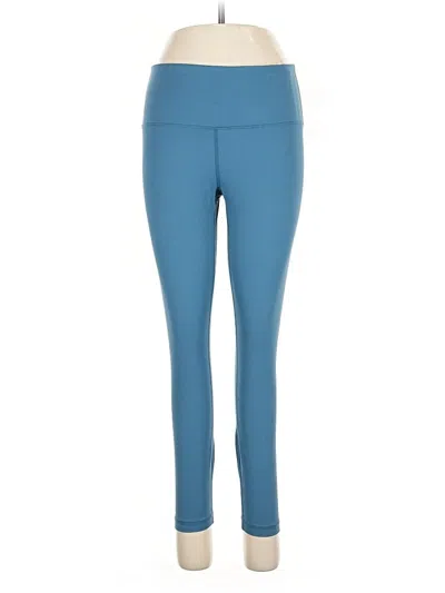 Pre-owned Yogalicious Active Pants In Blue