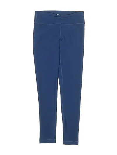 Pre-owned Yogalicious Kids' Active Pants In Blue