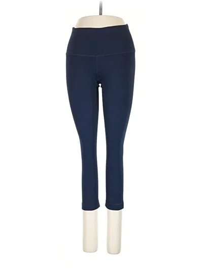 Pre-owned Yogalicious Active Pants In Blue