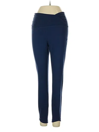 Pre-owned Yogalicious Active Pants In Blue