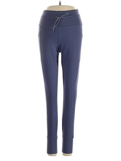 Pre-owned Yogalicious Active Pants In Blue