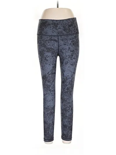 Pre-owned Yogalicious Active Pants In Blue
