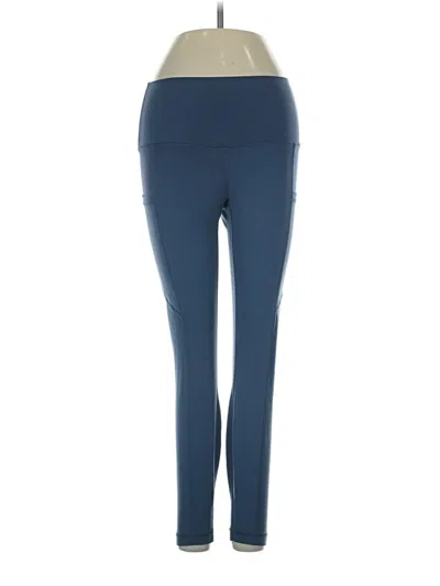 Pre-owned Yogalicious Active Pants In Blue