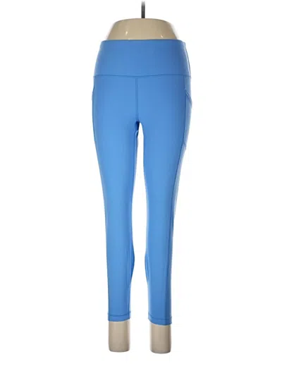 Pre-owned Yogalicious Active Pants In Blue