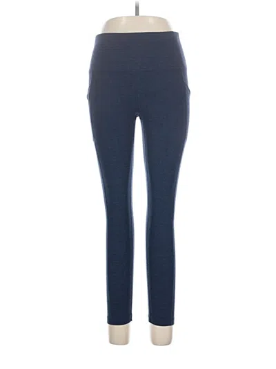 Pre-owned Yogalicious Active Pants In Blue