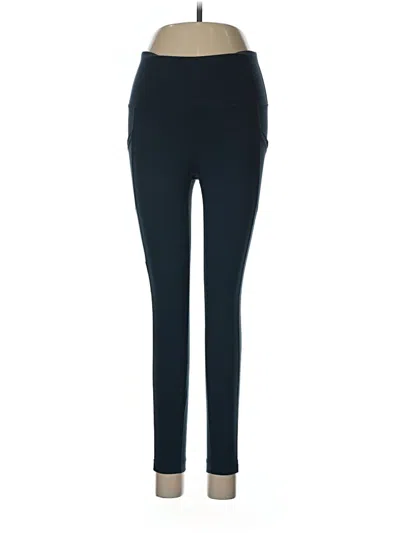 Pre-owned Yogalicious Active Pants In Blue