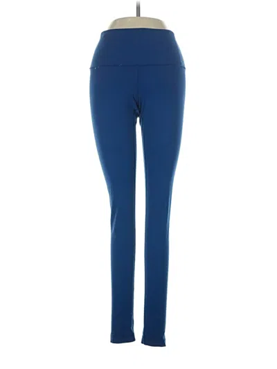Pre-owned Yogalicious Active Pants In Blue