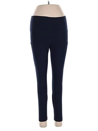 Pre-owned Yogalicious Active Pants In Blue