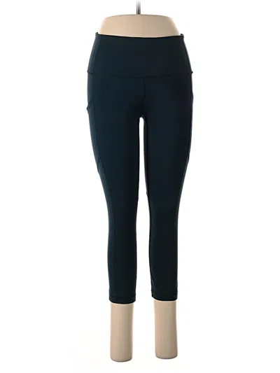 Pre-owned Yogalicious Active Pants In Blue
