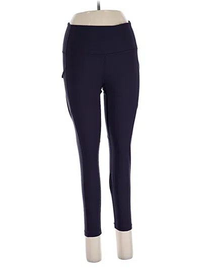 Pre-owned Yogalicious Active Pants In Blue