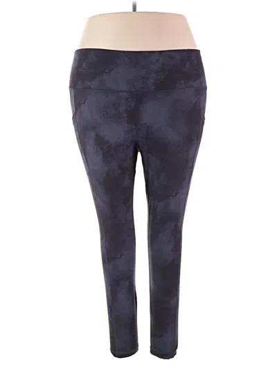 Pre-owned Yogalicious Active Pants In Blue