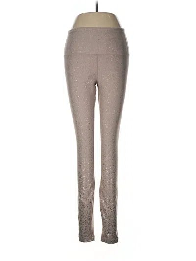 Pre-owned Yogalicious Active Pants In Brown