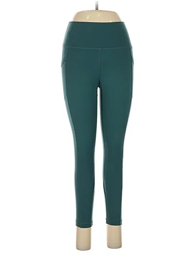 Pre-owned Yogalicious Active Pants In Green