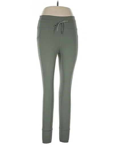 Pre-owned Yogalicious Active Pants In Green