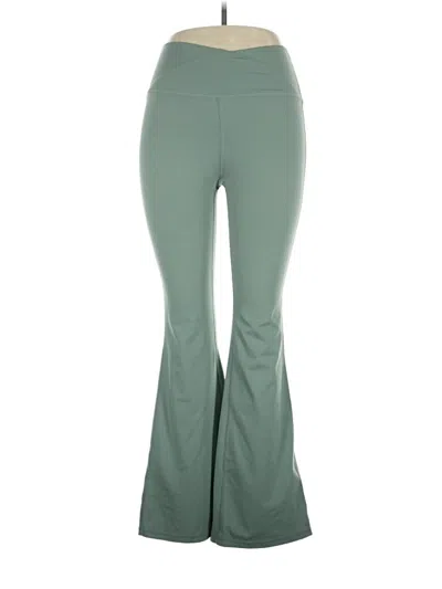 Pre-owned Yogalicious Active Pants In Green