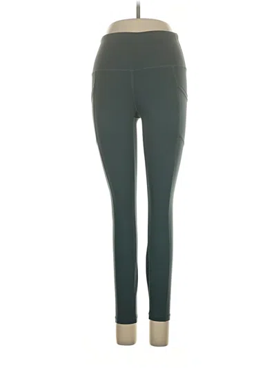 Pre-owned Yogalicious Active Pants In Green