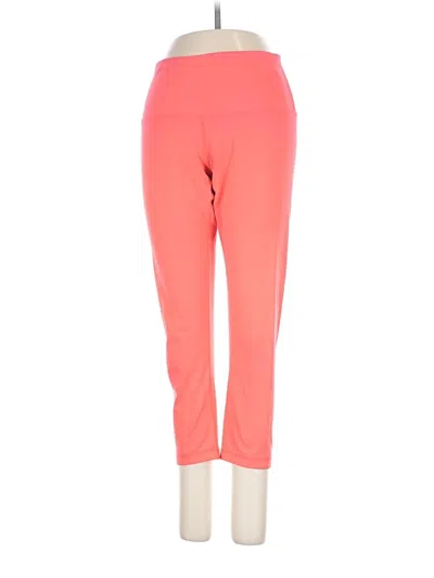 Pre-owned Yogalicious Active Pants In Orange