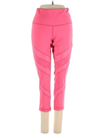 Pre-owned Yogalicious Active Pants In Pink