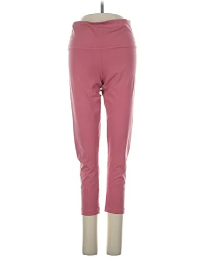 Pre-owned Yogalicious Active Pants In Pink