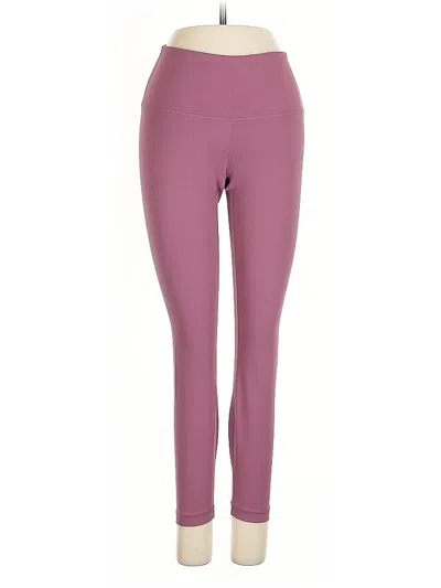 Pre-owned Yogalicious Active Pants In Purple