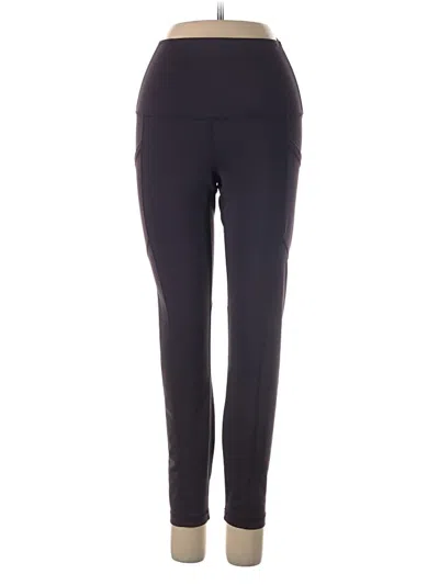 Pre-owned Yogalicious Active Pants In Purple