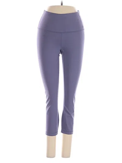 Pre-owned Yogalicious Active Pants In Purple