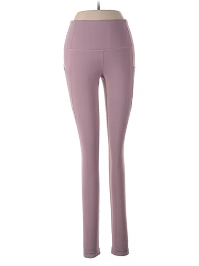 Pre-owned Yogalicious Active Pants In Purple
