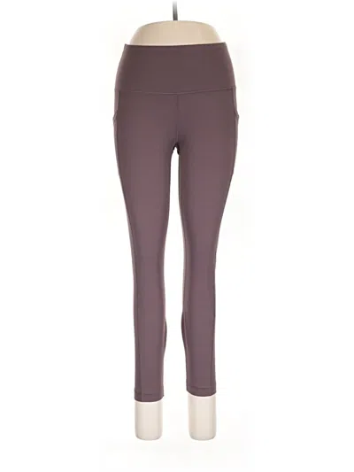 Pre-owned Yogalicious Active Pants In Purple